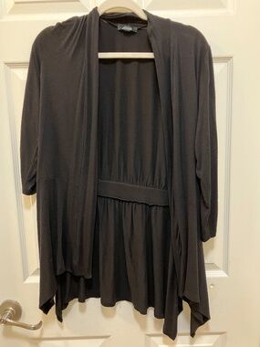 Alyx black jersey elbow sleeve cardigan size M